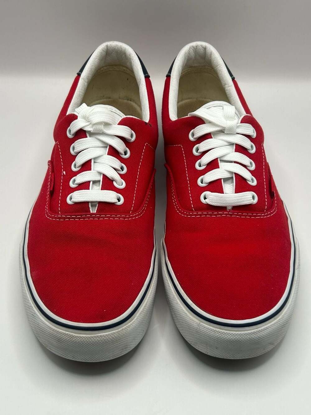 Vans Era 59 C&L Red True White Skate Shoes Men Size 12.0